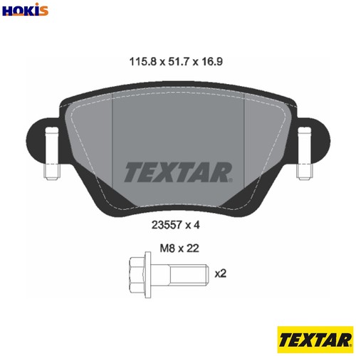 Brake pad set - disc,