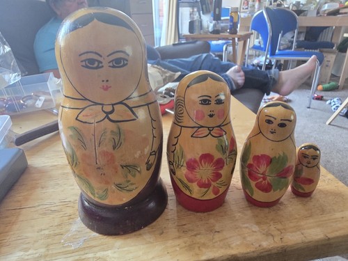 Vintage russian doll - vintage, som
