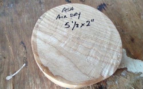 Ash bowl blank wood - ash,