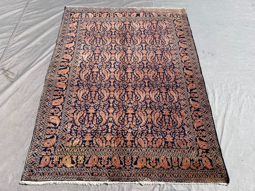 Blue antique caucasian tribal - blue,