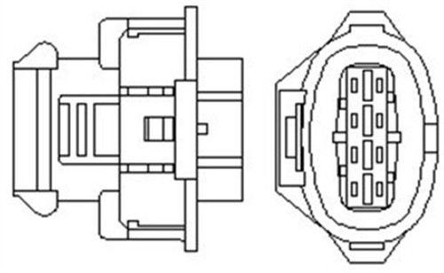New lambda sensor for saab - new,