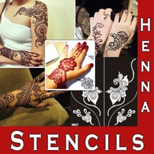 Hand Mehndi Henna Stencils Stencils Hand Glitter Template Lace Body Art