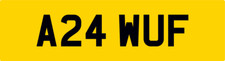 WOOF DOG VAN CAR REG NUMBER