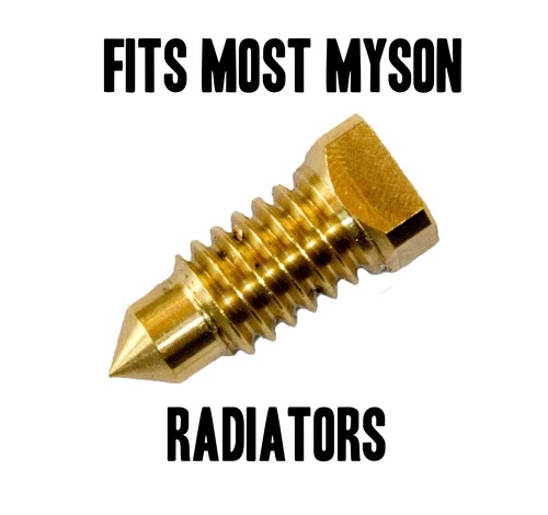 Radiator brass bleed screw air - bleed,