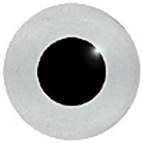 Pale grey crystal glass - grey, eyes