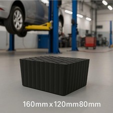 Rubber Pad Jacking Beam Block Scissor Lift Block 160 x 120 x 80 mm BTS0996