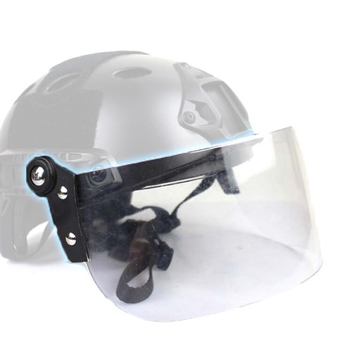 Tactical helmet visor - visor, up