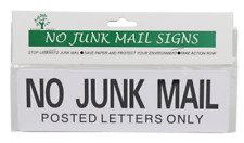 No Junk Mail Sign