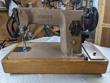 Singer 201K Electric Sewing Machine - Heavy Duty - All Accessories &  Case