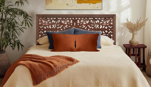 Solid wood queen headboard - queen,
