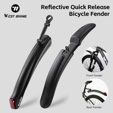 WEST BIKING Quick Release Bicycle Front Rear Fender Set Bike Mudguard 26-27.5"