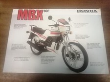  HONDA MBX80RF SALES BROCHURE