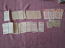 34 x CARDS ALL ISSUED BY FIRMS