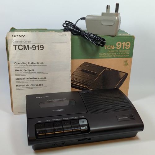 Sony tcm 919 - sony, cassette-corder