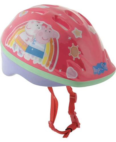 Peppa pig safety - pig, helmet