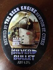 The Beer engine silver bullet 4.0 abv  pump clip  New Freepost Uk