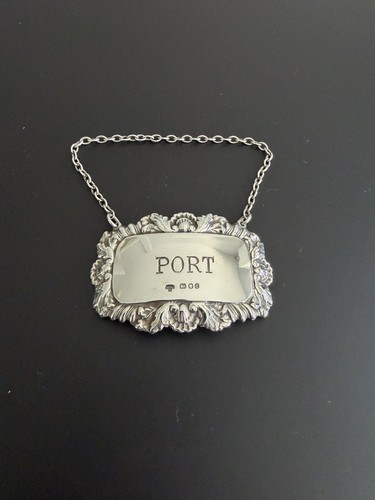 Solid silver rococo - silver, port