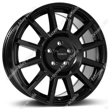 16" G Black Stealth Alloy Wheels Fits Ford Transit Custom Sport Vans