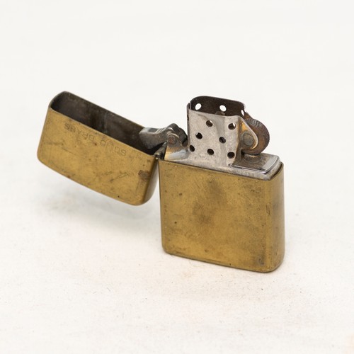 1989 solid brass zippo - solid,