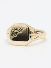 Vintage 9ct yellow - solid, gold