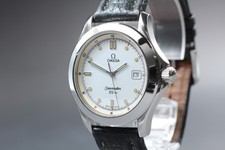 [NEAR MINT] OMEGA Seamaster 120m 2511.20 Date White Dial Quartz Men Watch JAPAN