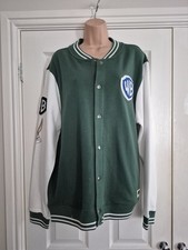 Bnwt Green & White Warner Brothers Varsity Jacket Size XL.