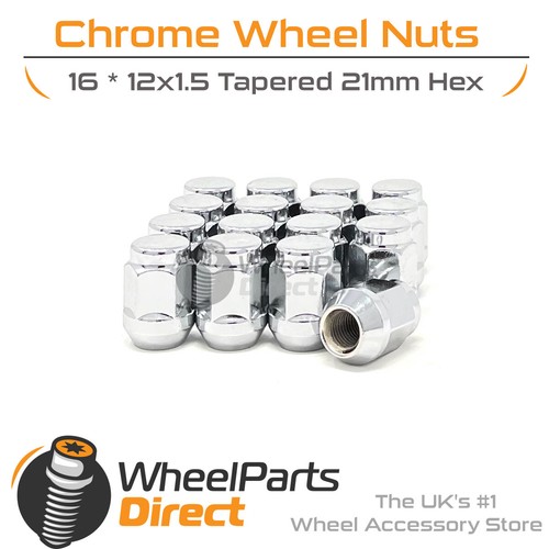 Wheel nuts 12x1 chrome - wheel,