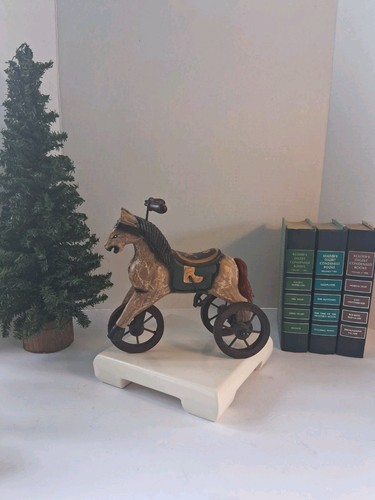 Vintage handcarved horse - handcarved,