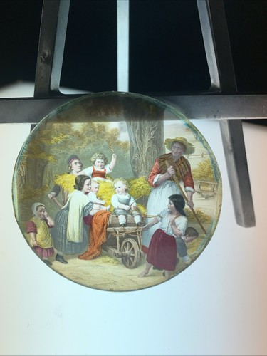 Magic lantern victorian glass - magic,