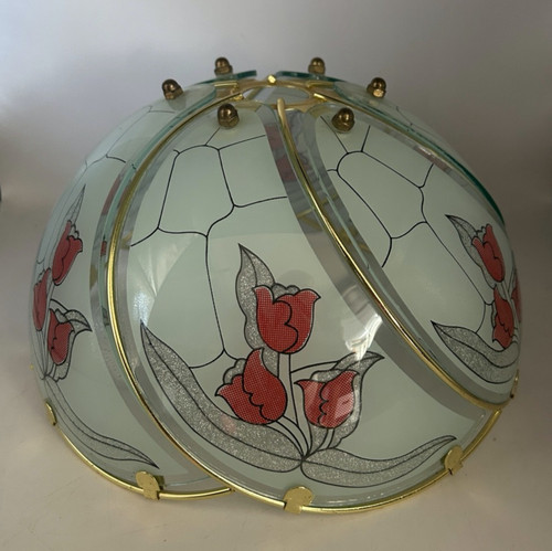 Vintage glass metal - &,