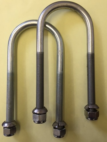 Pair bolts with nuts - of, u