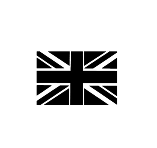 Union jack sticker decal funny - union,