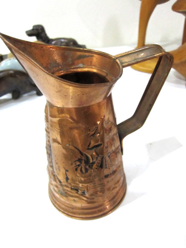 Vintage peerage brass jug - vintage,