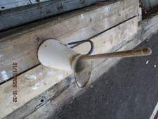 Large Vintage white enamel jug
