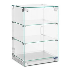Royal Catering Cooling Food Display Cabinet Countertop Cake Glass Display 60L 