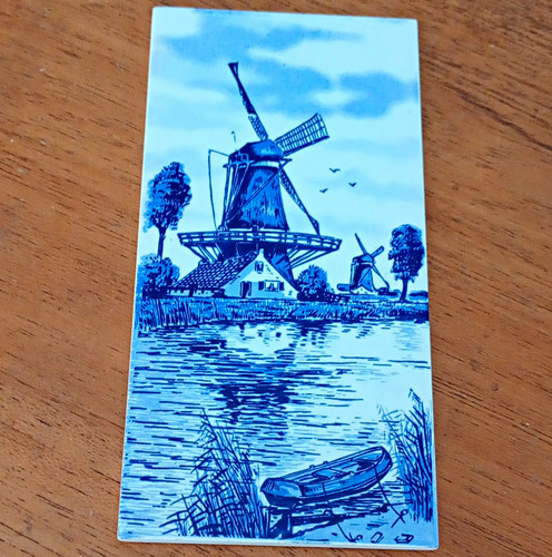 Blue white delft ceramic - white,