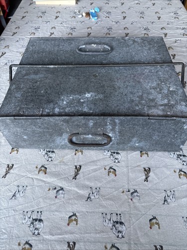 Vintage galvanised metal - galvanised,