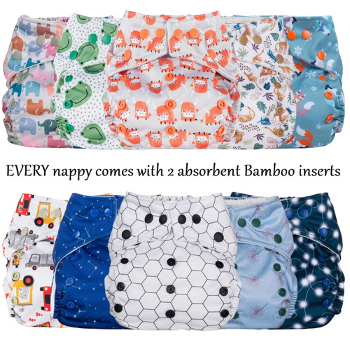 Pack reusable nappies - pack, with