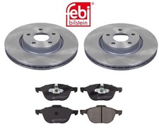 FEBI FRONT BRAKE DISCS PADS SET FOR VOLVO C30 C70 S40 V40 2.0 2006- 300mm VENTED