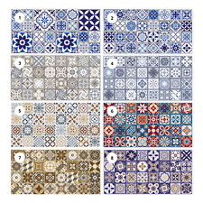 Spanish Moroccan Self Adhesive Floor Tiles Sticker Decals Bathroom Kitchen Decor