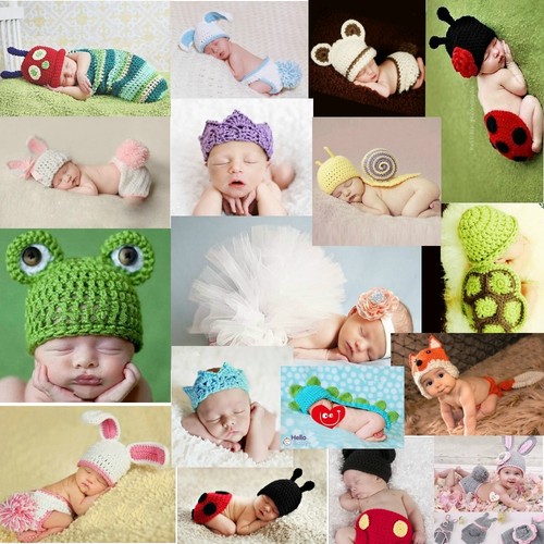 Newborn girl boy baby knit - girl,