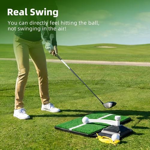 Golf mat teaching driving - teaching,