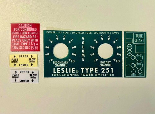 Leslie speaker 251 amp - leslie,