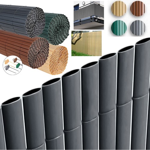 Bamboo slat fence screen - screen, roll