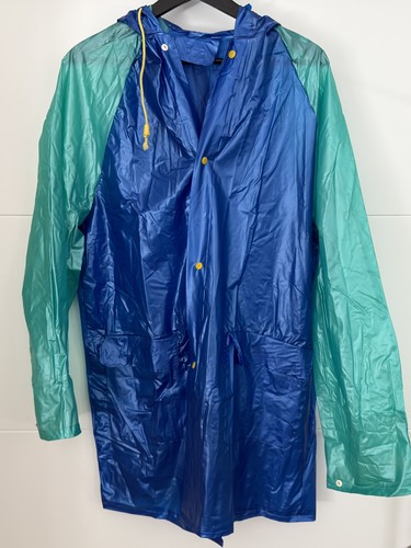 Vintage pvc raincoat rain - vintage,