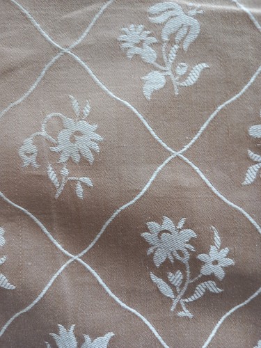 Vintage french floral ticking - floral,