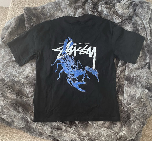 Stüssy men black cotton - men’s, m