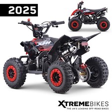 NEW 2025 XTM Monster 50cc Petrol Kids Mini Quad Bike 2-Stroke Red XTREME BIKES