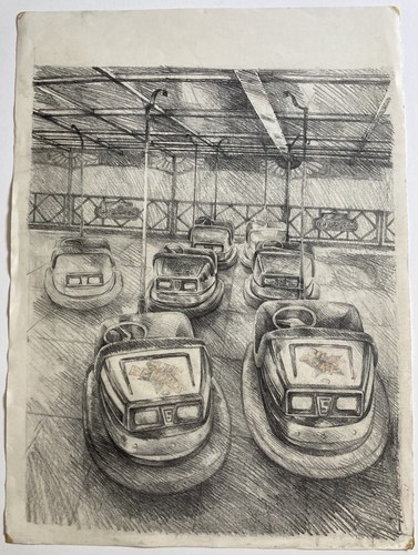 Vintage pencil drawing - vintage,