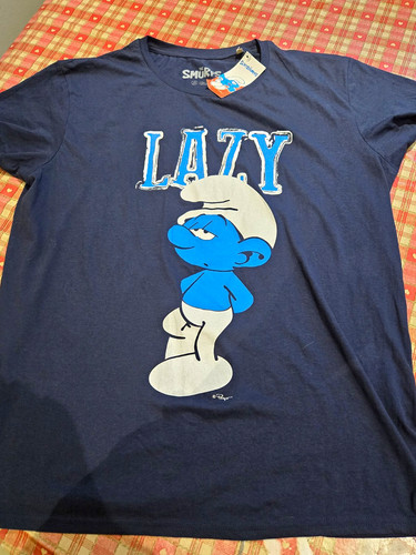 The smurfs lazy - smurfs, print